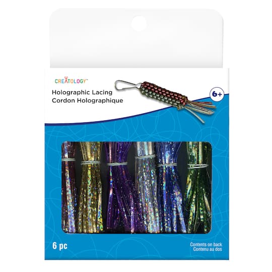 12 Packs: 6 ct. (72 total) Holographic Lacing by Creatology&#x2122;